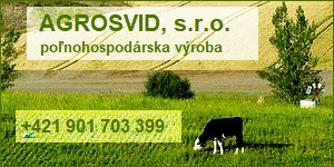 AGROSVID, s.r.o. - rastlinná a živočíšna výroba