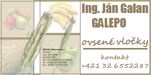 Ing. Ján Galan - Galepo, s.r.o. - ovsené vločky